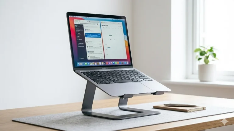 fixed laptop stand
