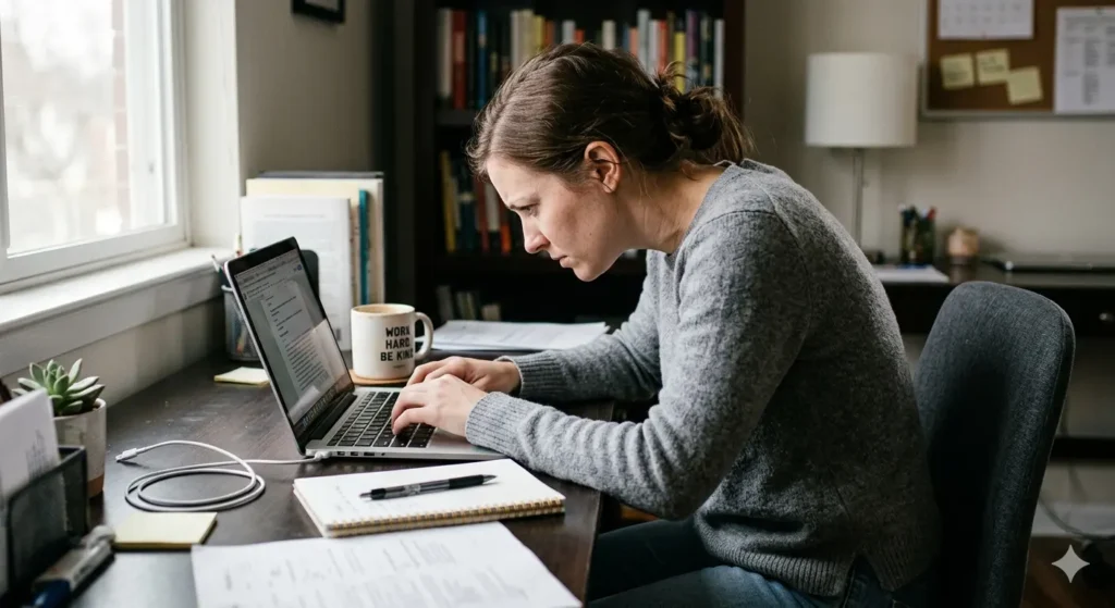 laptop person bad posture
